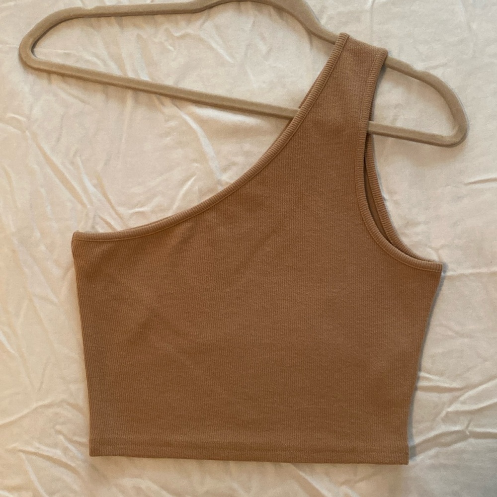 4th & Reckless One Shoulder Crop Top